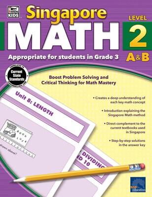 Thinking Kids Singapore Math Workbook for Grade 3