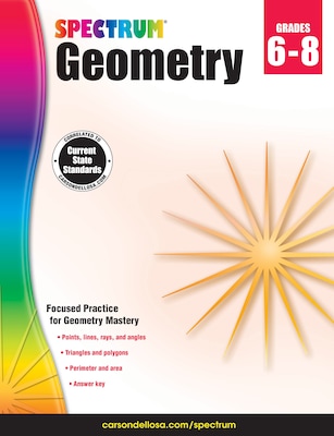 Spectrum Geometry Workbook, Paperback Grade 6 - 8