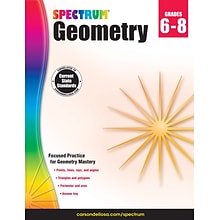 Spectrum Geometry Workbook, Paperback Grade 6 - 8