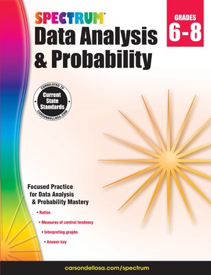 Spectrum Data Analysis and Probability Workbook