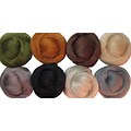 Wistyria Editions WR-910 12 Multicolor Wool Roving, Rustic