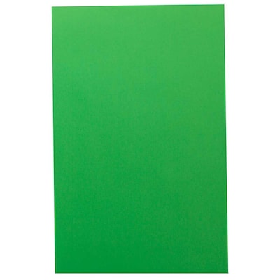JAM Paper Ledger 65 lb. Cardstock Paper, 11" x 17", Green, 50 Sheets/Pack (16728484)