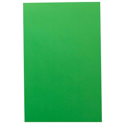 JAM Paper Ledger 65 lb. Cardstock Paper, 11 x 17, Green, 50 Sheets/Pack (16728484)