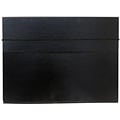 JAM Paper® Thin Portfolio Carrying Case with Elastic Closure, 9.25 x 12.5, Black, Sold Individually (154528547)