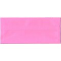 JAM Paper® #10 Business Colored Envelopes, 4.125 x 9.5, Ultra Pink, Bulk 500/Box (15851H)
