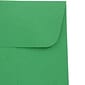 JAM Paper Open End #10 Currency Envelope, 4 1/8" x 9 1/2", Green, 50/Pack (15884I)