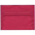 JAM Paper® A7 Translucent Vellum Invitation Envelopes, 5.25 x 7.25, Magenta Pink, 50/Pack (1591720I)