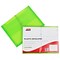 JAM Paper® Plastic Envelopes with 2 5/8 Expansion, Elastic Closure, Letter Booklet, 9.75x13, Lime Gr
