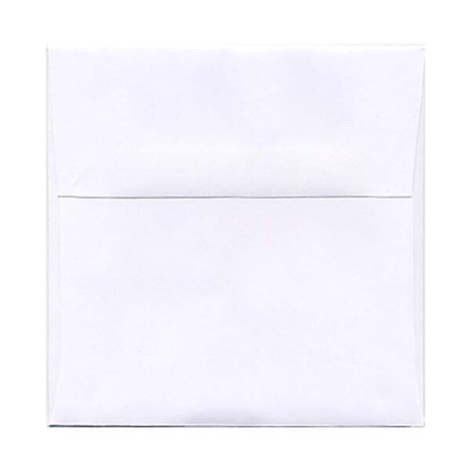 JAM Paper® 5 x 5 Square Invitation Envelopes, White, 50/Pack (28414I)