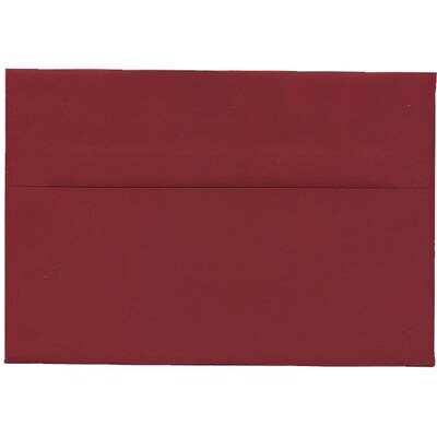 JAM Paper A8 Invitation Envelopes, 5.5 x 8.125, Dark Red, 50/Pack (31511319I)