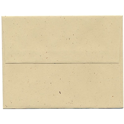 JAM Paper® A2 Recycled Invitation Envelopes, 4.375 x 5.75, Genesis Husk, Bulk 250/Box (3180H)