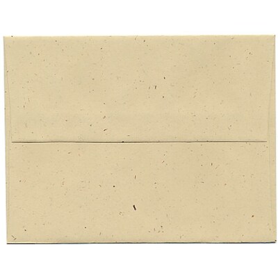 JAM Paper® A2 Recycled Invitation Envelopes, 4.375 x 5.75, Genesis Husk, Bulk 250/Box (3180H)