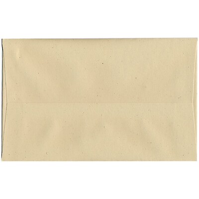 JAM Paper® A10 Recycled Invitation Envelopes, 6 x 9.5, Genesis Husk, 50/Pack (3222I)