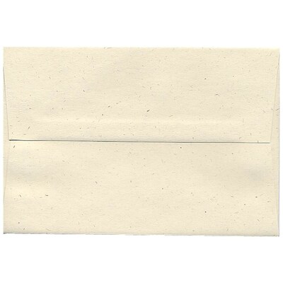 JAM Paper® A8 Recycled Invitation Envelopes, 5.5 x 8.125, Milkweed Genesis, Bulk 250/Box (3305H)