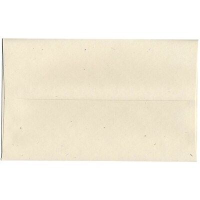 JAM Paper A10 Recycled Invitation Envelopes, 6 x 9.5, Milkweed Genesis, Bulk 250/Box (3313H)