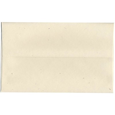 JAM Paper A10 Recycled Invitation Envelopes, 6 x 9.5, Milkweed Genesis, Bulk 250/Box (3313H)