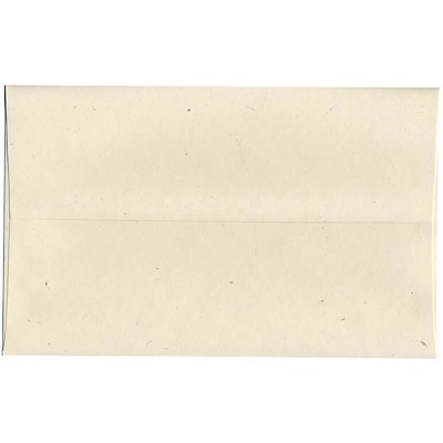 JAM Paper A10 Recycled Invitation Envelopes, 6 x 9.5, Milkweed Genesis, Bulk 250/Box (3313H)