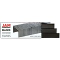 JAM Paper® Standard Size Colorful Staples, Black, 5000/box (335BL)