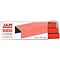JAM Paper® Standard Size Colorful Staples, Ruby Red, 5000/Box (335RE)