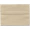 JAM Paper® A7 Passport Invitation Envelopes, 5.25 x 7.25, Sandstone Brown Recycled, 50/Pack (41403I)