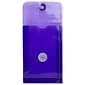 JAM Paper® Plastic Envelopes with Button and String Tie Closure, Open End, 4.25 x 6.25, Purple Poly, 12/pack (473B1PU)