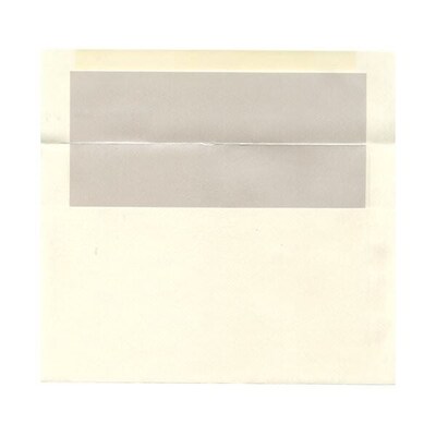 JAM Paper A9 Foil Lined Invitation Envelopes, 5.75 x 8.75, Ivory with Ivory Foil, 50/Pack (532412544