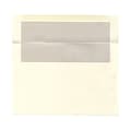 JAM Paper A9 Foil Lined Invitation Envelopes, 5.75 x 8.75, Ivory with Ivory Foil, 50/Pack (532412544