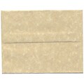 JAM Paper® A2 Parchment Invitation Envelopes, 4.375 x 5.75, Brown Recycled, 50/Pack (53447I)