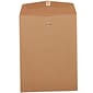 JAM Paper Open End Clasp Catalog Envelope, 9" x 12", Brown, 10/Pack (563120849A)