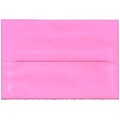 JAM Paper® A8 Colored Invitation Envelopes, 5.5 x 8.125, Ultra Pink, 50/Pack (796284I)