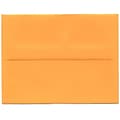 JAM Paper® A2 Colored Invitation Envelopes, 4.375 x 5.75, Ultra Orange, 50/Pack (80336I)