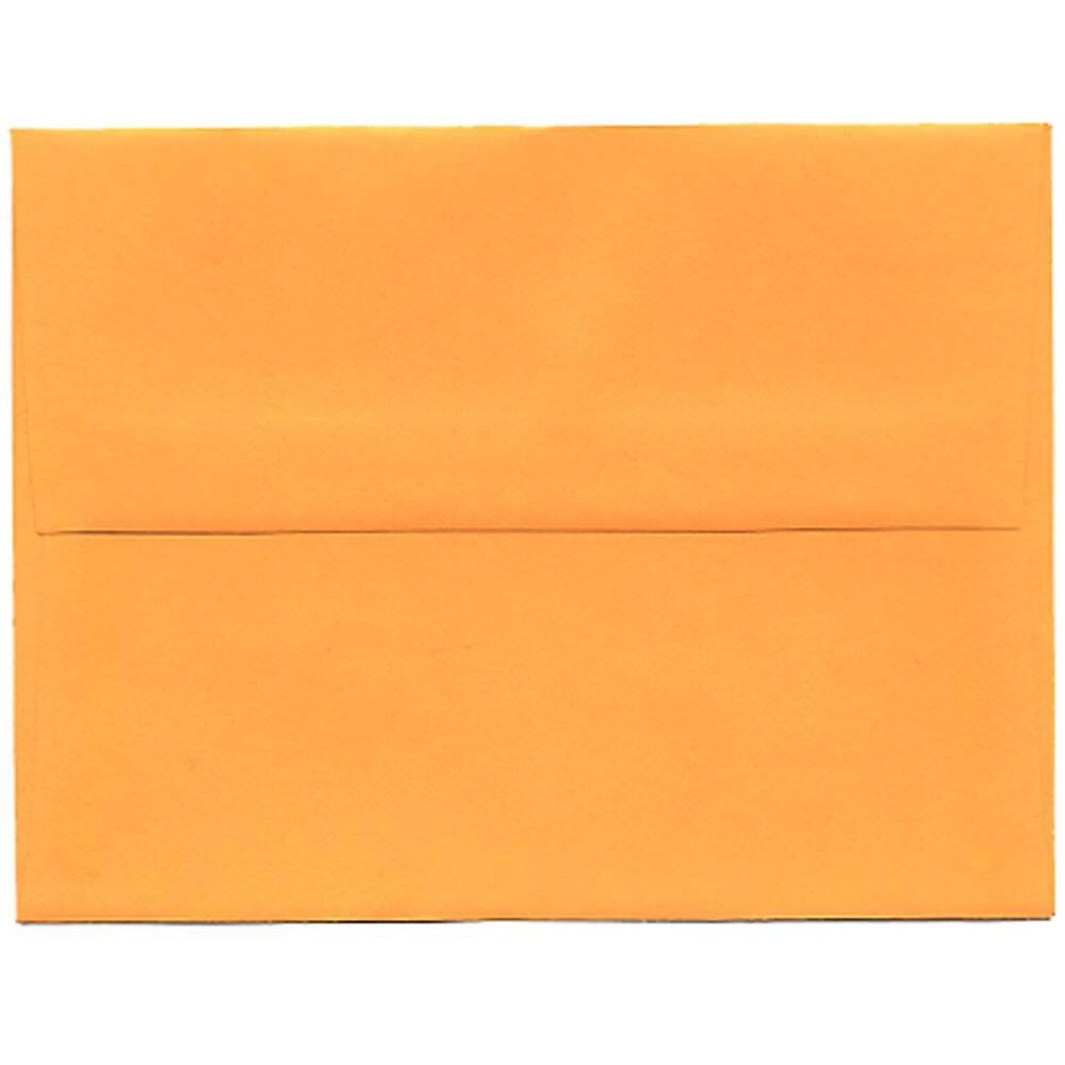 JAM Paper® A2 Colored Invitation Envelopes, 4.375 x 5.75, Ultra Orange, 50/Pack (80336I)