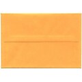 JAM Paper® A8 Colored Invitation Envelopes, 5.5 x 8.125, Ultra Orange, 50/Pack (80369I)