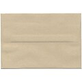 JAM Paper® A8 Passport Invitation Envelopes, 5.5 x 8.125, Sandstone Brown Recycled, Bulk 250/Box (83728H)