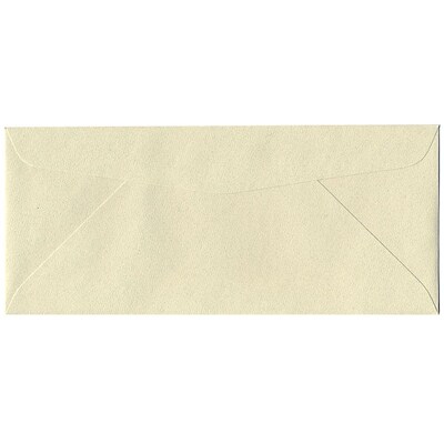 JAM Paper Open End #10 Business Envelope, 4 1/8" x 9 1/2", Gypsum, 50/Pack (9222I)