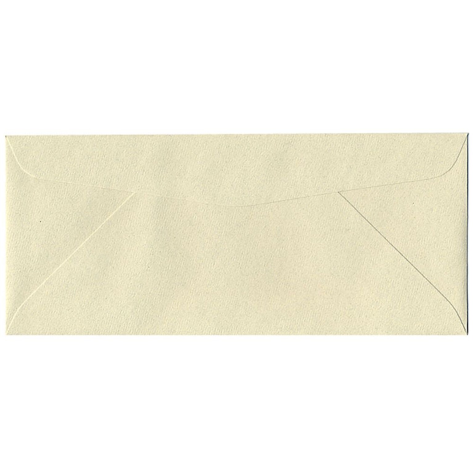 JAM Paper Open End #10 Business Envelope, 4 1/8 x 9 1/2, Gypsum, 50/Pack (9222I)