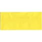 JAM Paper #10 Business Translucent Vellum Envelopes, 4.125 x 9.5, Primary Yellow, 25/Pack (PACV356)