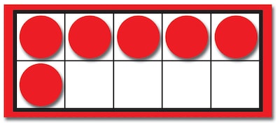 Carson-Dellosa Ten Frames and Counters Manipulative, 44/Set