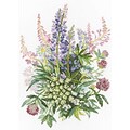 RTO Clover and Lupines Counted Cross Stitch Kit