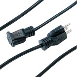 AXIS 1-Outlet Indoor Extension Cord, 15, Black