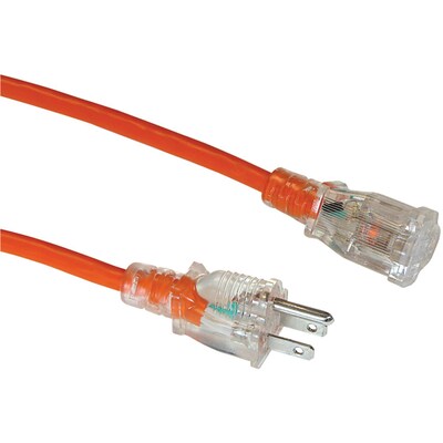 Axis 25 Indoor/Outdoor Extension Cord, 16 AWG, Orange (45508)