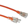 Axis 50 Indoor/Outdoor Extension Cord, 16 AWG, Orange (45509)