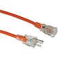 Axis 100' Indoor/Outdoor Extension Cord, 3-Outlet, 16 AWG, Orange (45510)