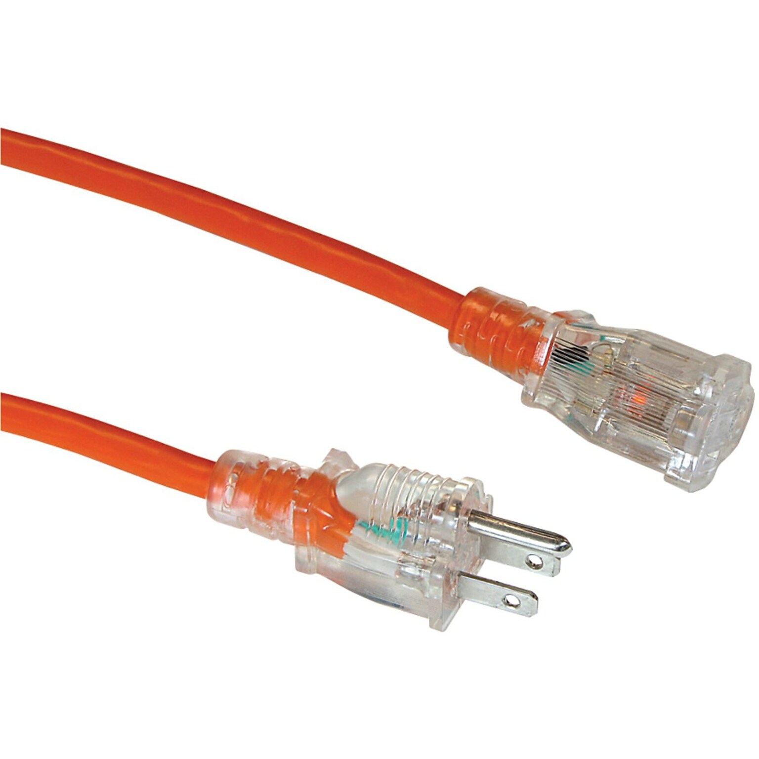 Axis 100 Indoor/Outdoor Extension Cord, 3-Outlet, 16 AWG, Orange (45510)