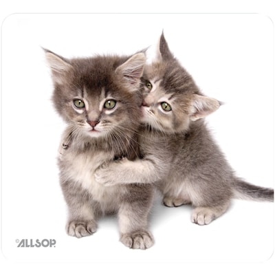 Allsop NatureSmart Non-Skid Mouse Pad, Kittens (30184)