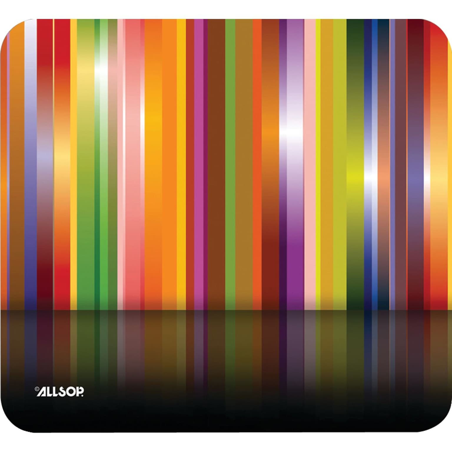 Allsop NaturesmartPad Mouse Pad, Multi Stripes (30599)