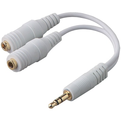 Belkin PRO Series F8V234-WHT 0.5 Stereo Audio Cable, White