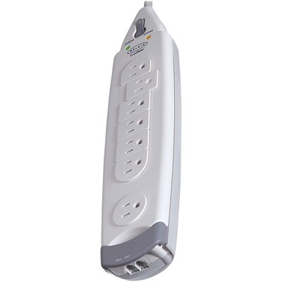 Belkin SurgeMaster 7 Outlet Surge Protector, 6 Cord, 1045 Joules (F9H710-06)