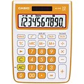Casio® MS-10VC 10-Digit Standard Function Desktop Calculator, Orange