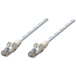 INTELLINET 50 Cat5e UTP Network Patch Cable, White